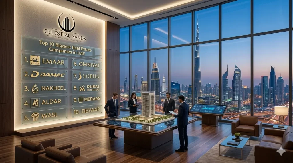top 10 biggest real estate companies in UAE