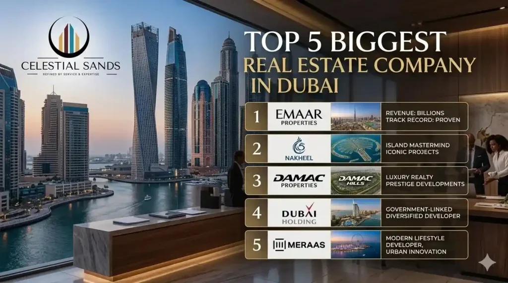 top 5 biggest real estate company in Dubai
