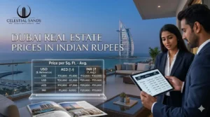 Dubai real estate prices in Indian rupees