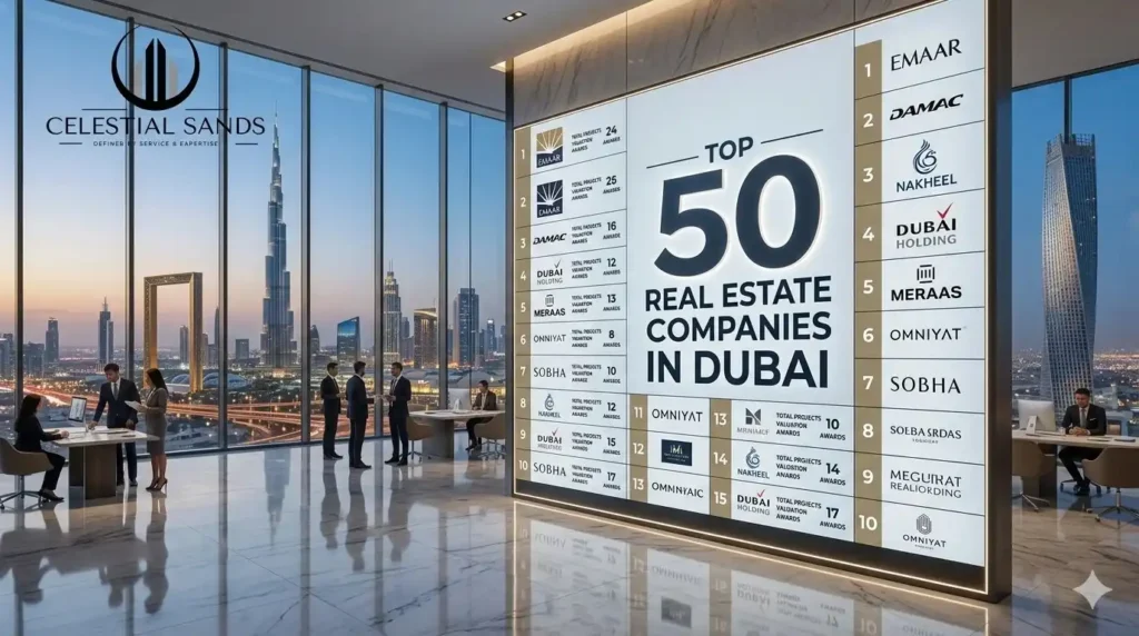 top 50 real estate companies in dubai
