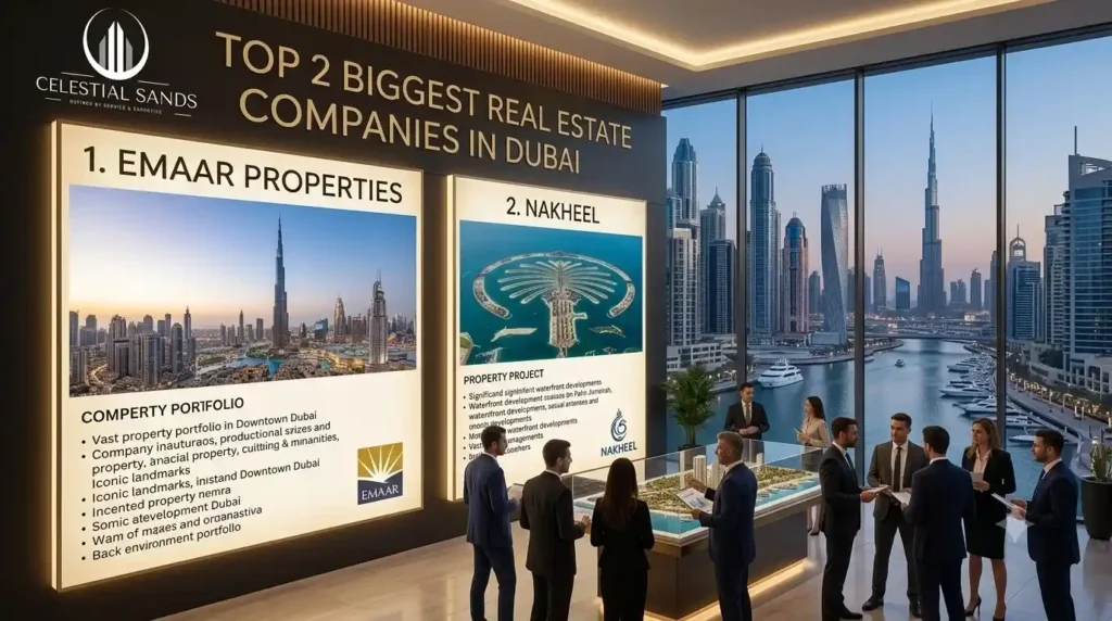 top 2 biggest real estate company in Dubai