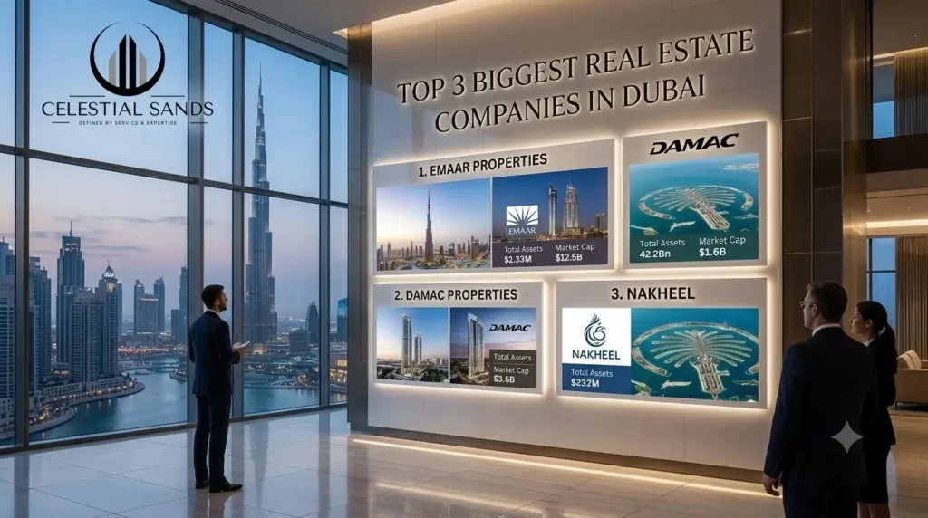 top 3 biggest real estate companies in Dubai